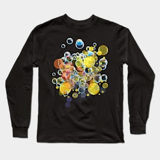 Colorful Bubbles Celebration Long Sleeve T-Shirt